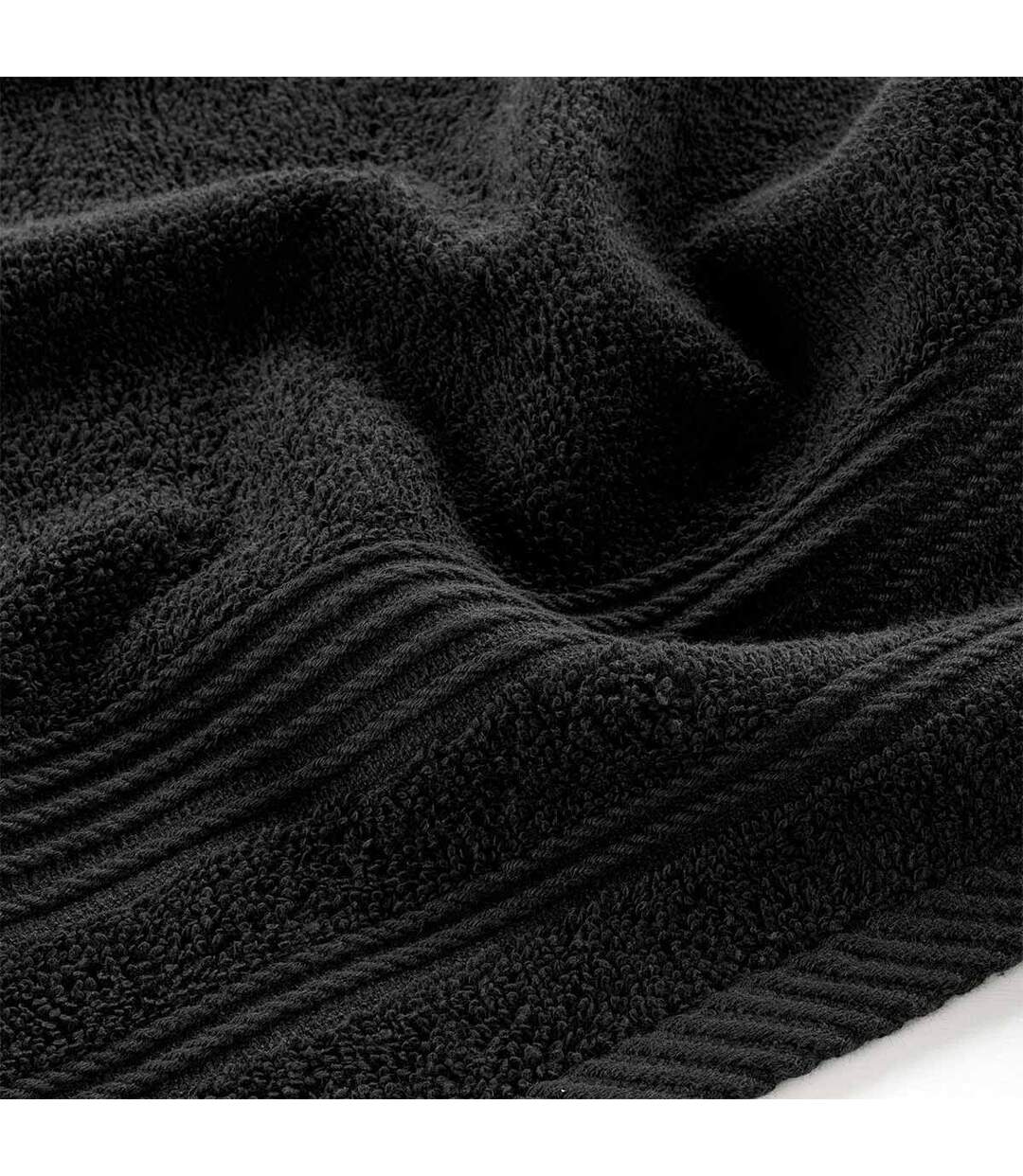 Serviette d'Invité Tendresse 30x50cm Noir-2