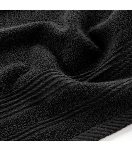 Serviette d'Invité Tendresse 30x50cm Noir