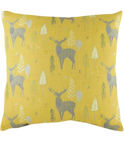 Evans Lichfield Hulder Deer Cushion Cover (Ochre Yellow) (One Size) - UTRV1881