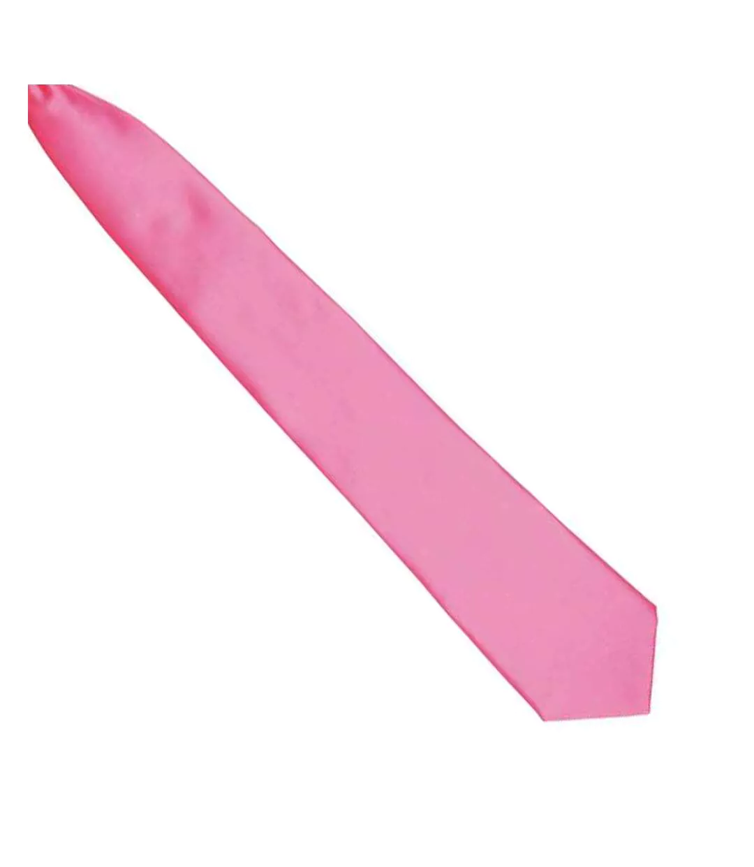 Premier Colours Mens Satin Clip Tie (Fuchsia) (One size) - UTRW4407-2