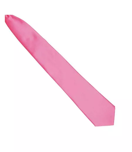 Premier Colours Mens Satin Clip Tie (Fuchsia) (One size) - UTRW4407