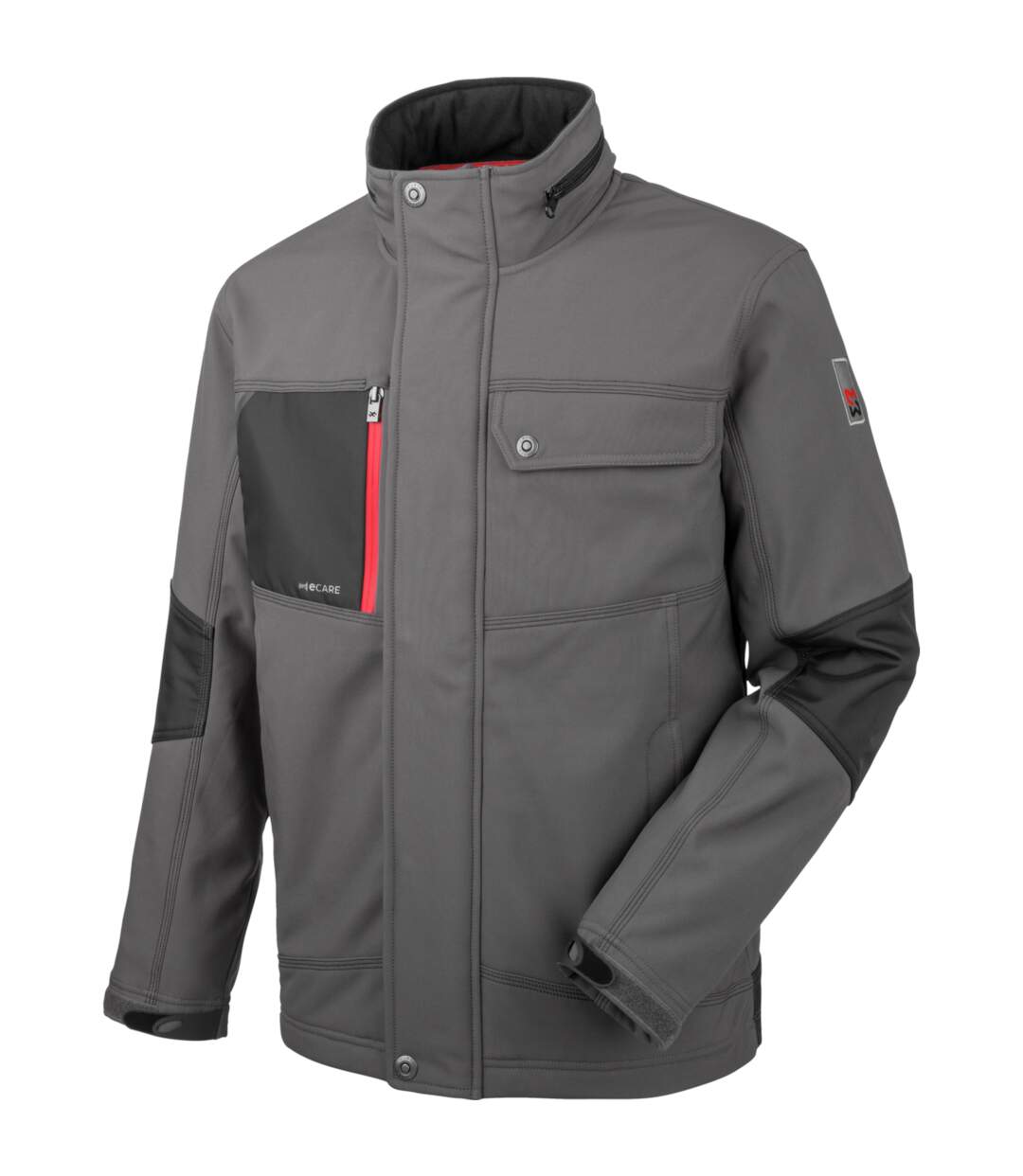 Softshell de travail Würth MODYF Nature grise-1