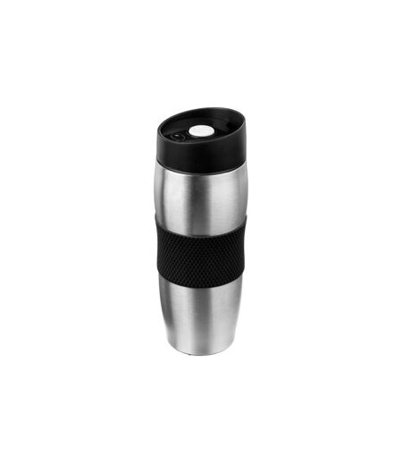 Mug Isolant Inox & Silicone 0,35L Noir