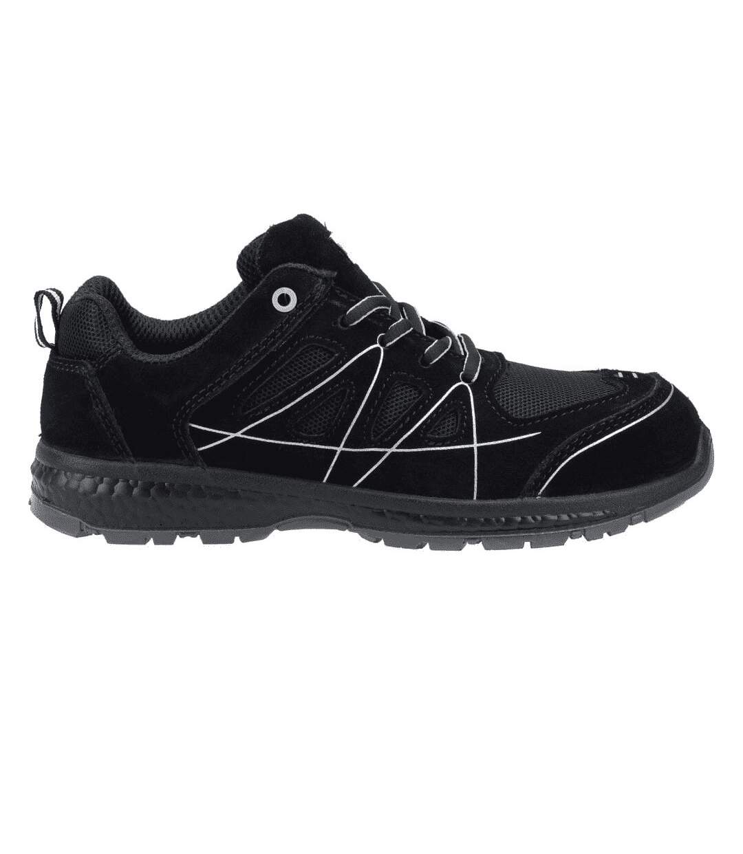 Mens suede safety shoes black Centek-3