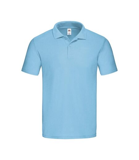 Polo Original Adulte Nouveau Bleu Ciel Fruit Of The Loom