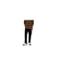 Pantalon Homme Noir Only-1