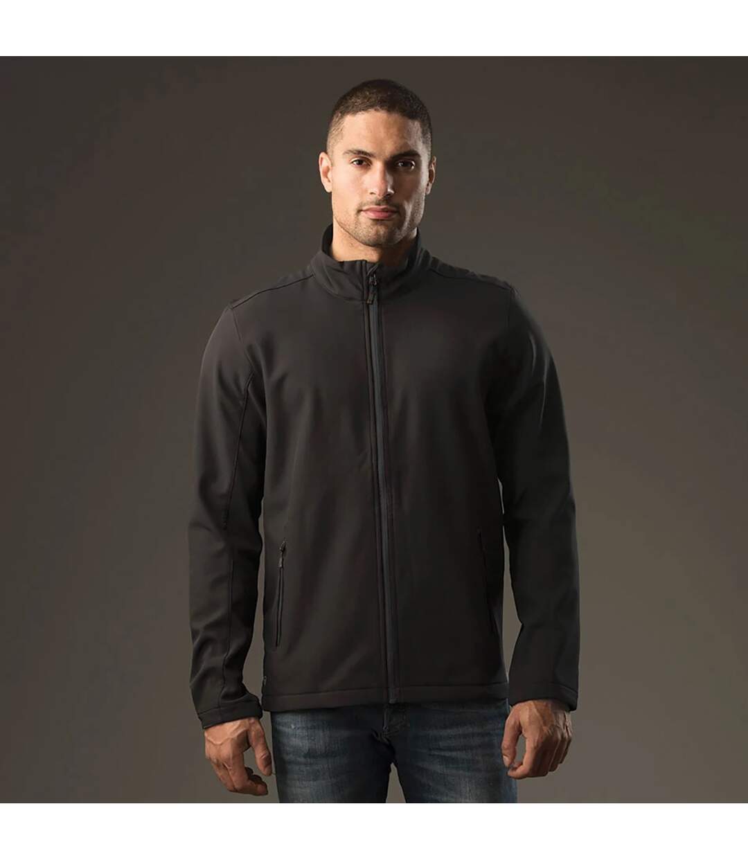 Veste softshell orbiter homme noir Stormtech-3