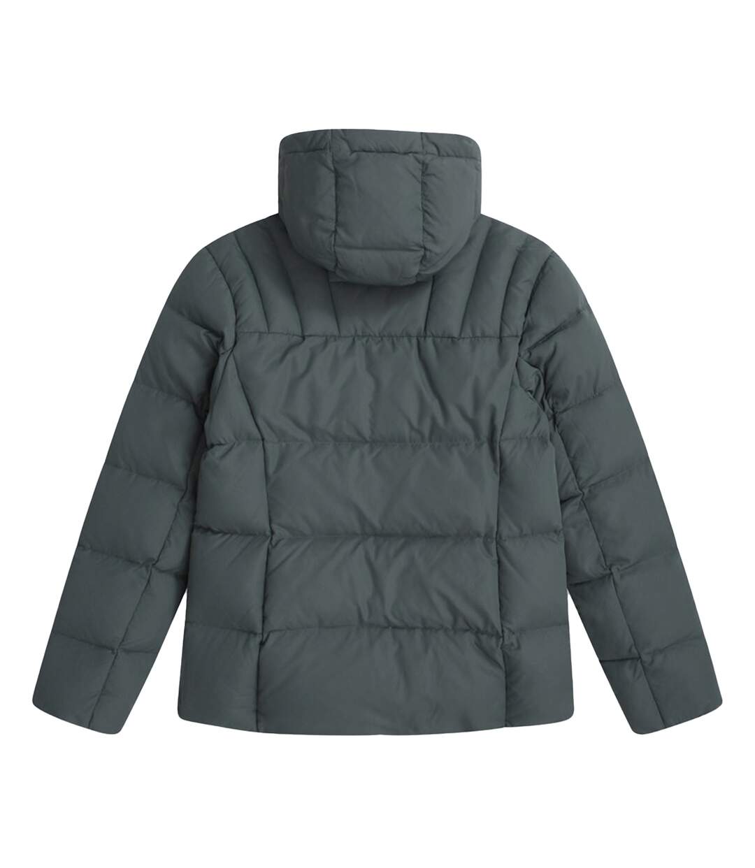 Womens/ladies Tech Midweight Down Jacket Dark Khaki Animal-3