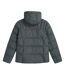 Womens/ladies Tech Midweight Down Jacket Dark Khaki Animal-3