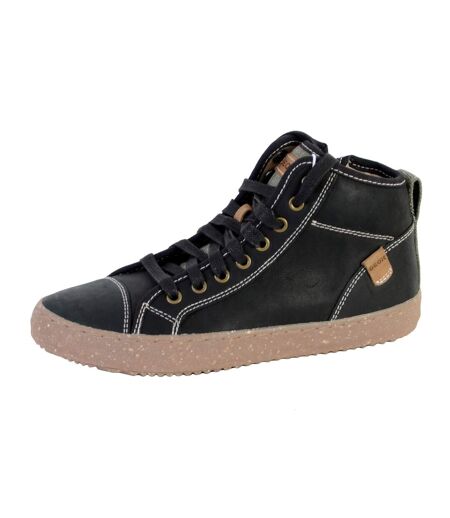Basket Montante Geox Enfant Garçons J Alonisso B.G - WAX.LEA+CANV