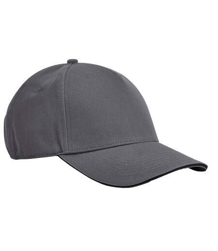 Casquette De Baseball Earthaware Classic Gris Foncé Noir Beechfield