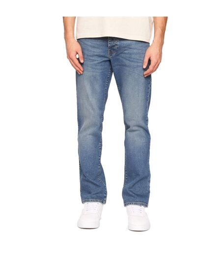 Jean Princed Homme Bleu Clair Délavé Crosshatch