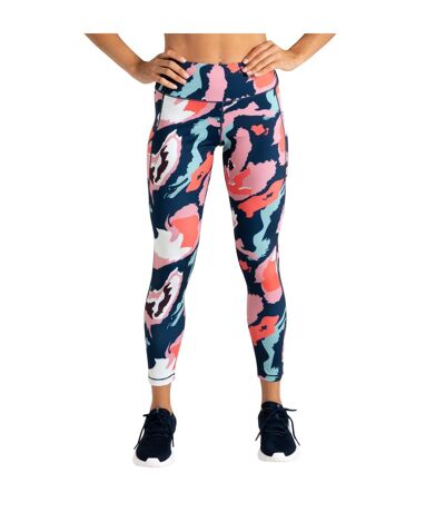 Womens/ladies Influential Ii Marble Swirl Leggings Multicoloured Dare 2B