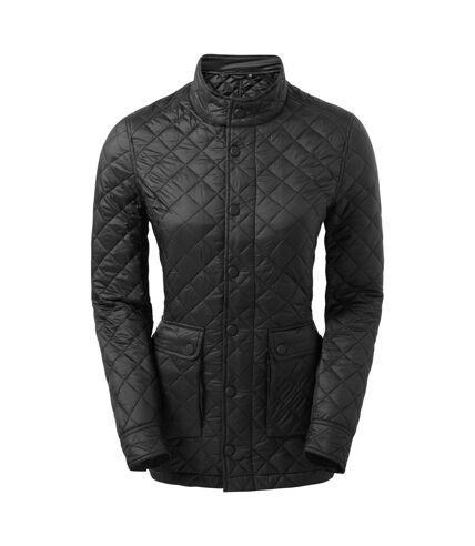 2786 Womens/Ladies Quartic Quilt Jacket (Black)