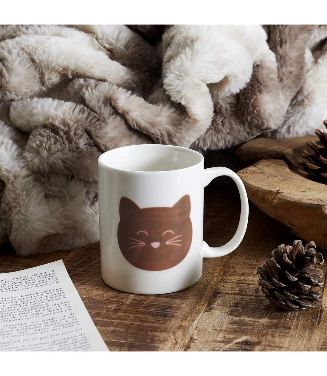 Mug thermo réactif collection chat 30cl-2