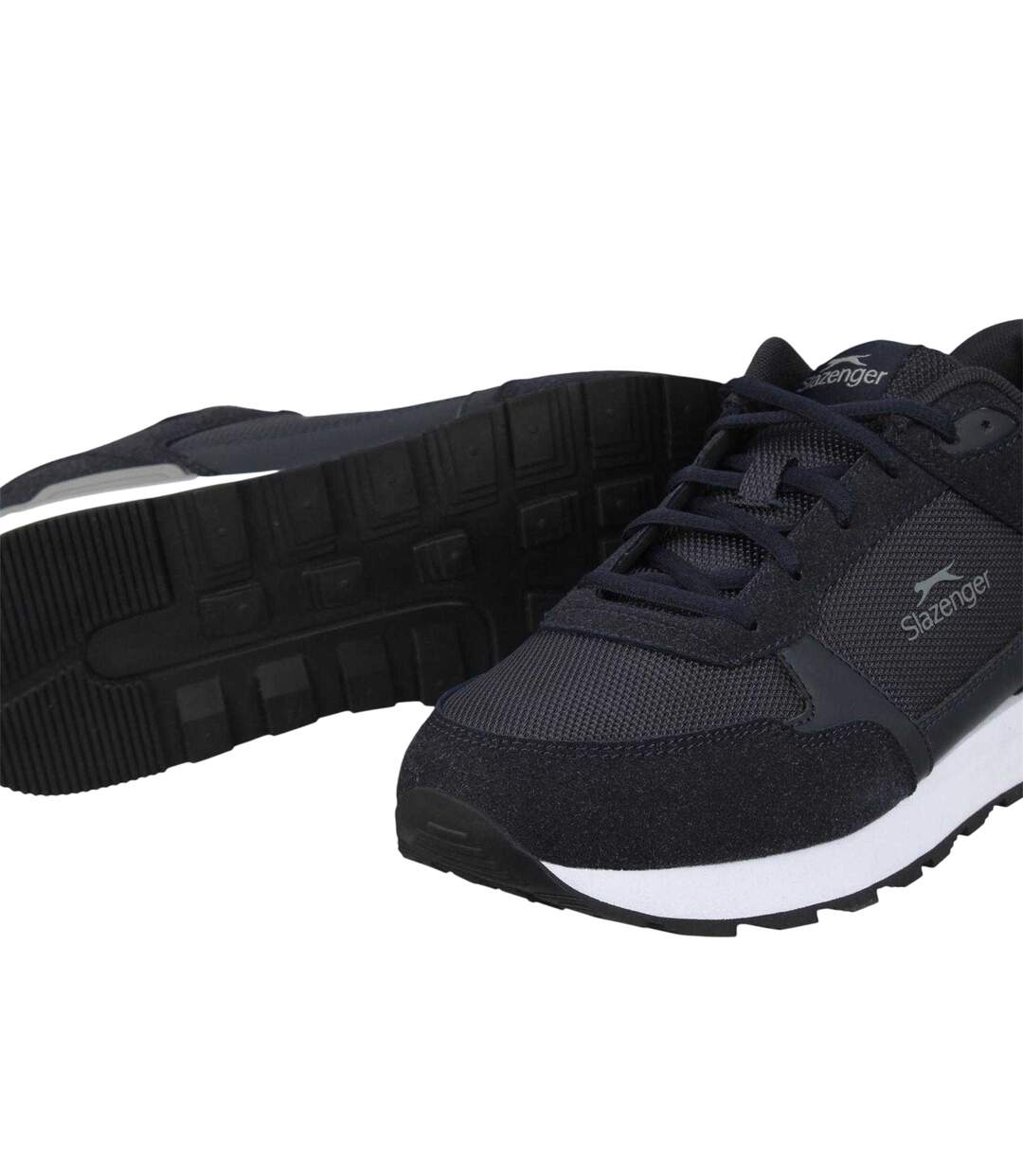 Mens Alford Low Cut Trainers Navy Slazenger-4