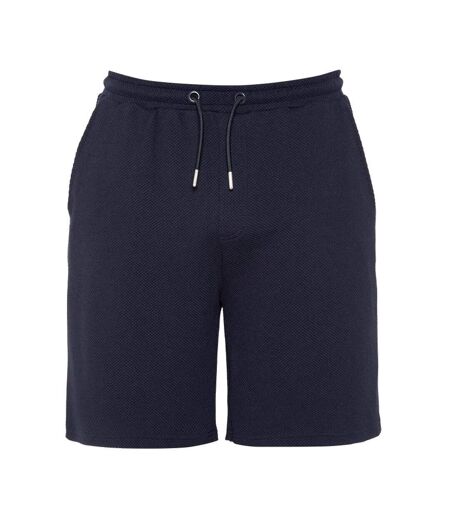 Short marine homme schott  maille technique