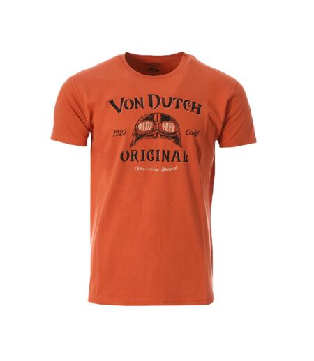 T-shirt Rouge Homme Von Dutch Glas