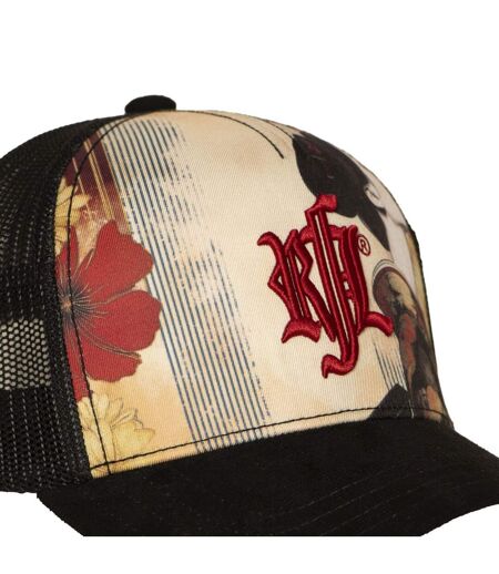 Casquette trucker imprimée avec filet  et logo brodé Last Kiss Rock'n Free Life