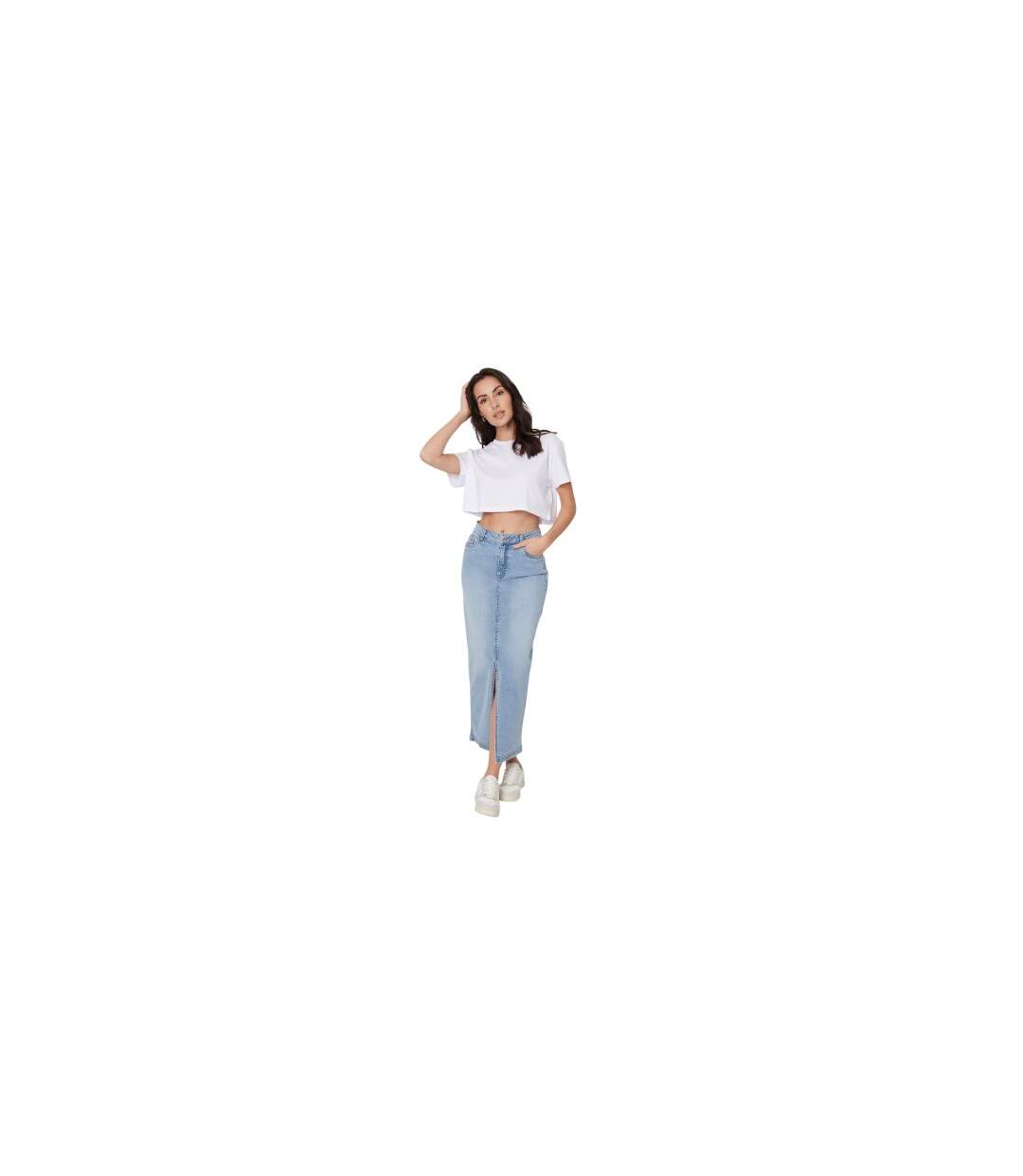 T-shirt Court Femme Blanc Be You-1