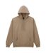 Mens Midweight Soft Touch Hoodie Brown Savana Gildan-2