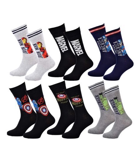 Chaussettes AVENGERS - Pack de 6