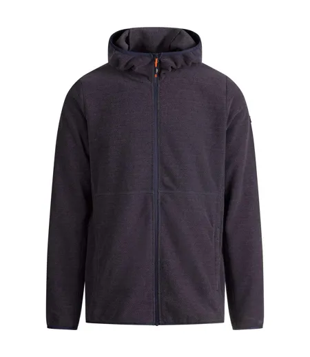 Veste Polaire Unie À Capuche Brian Homme Anthracite Trespass