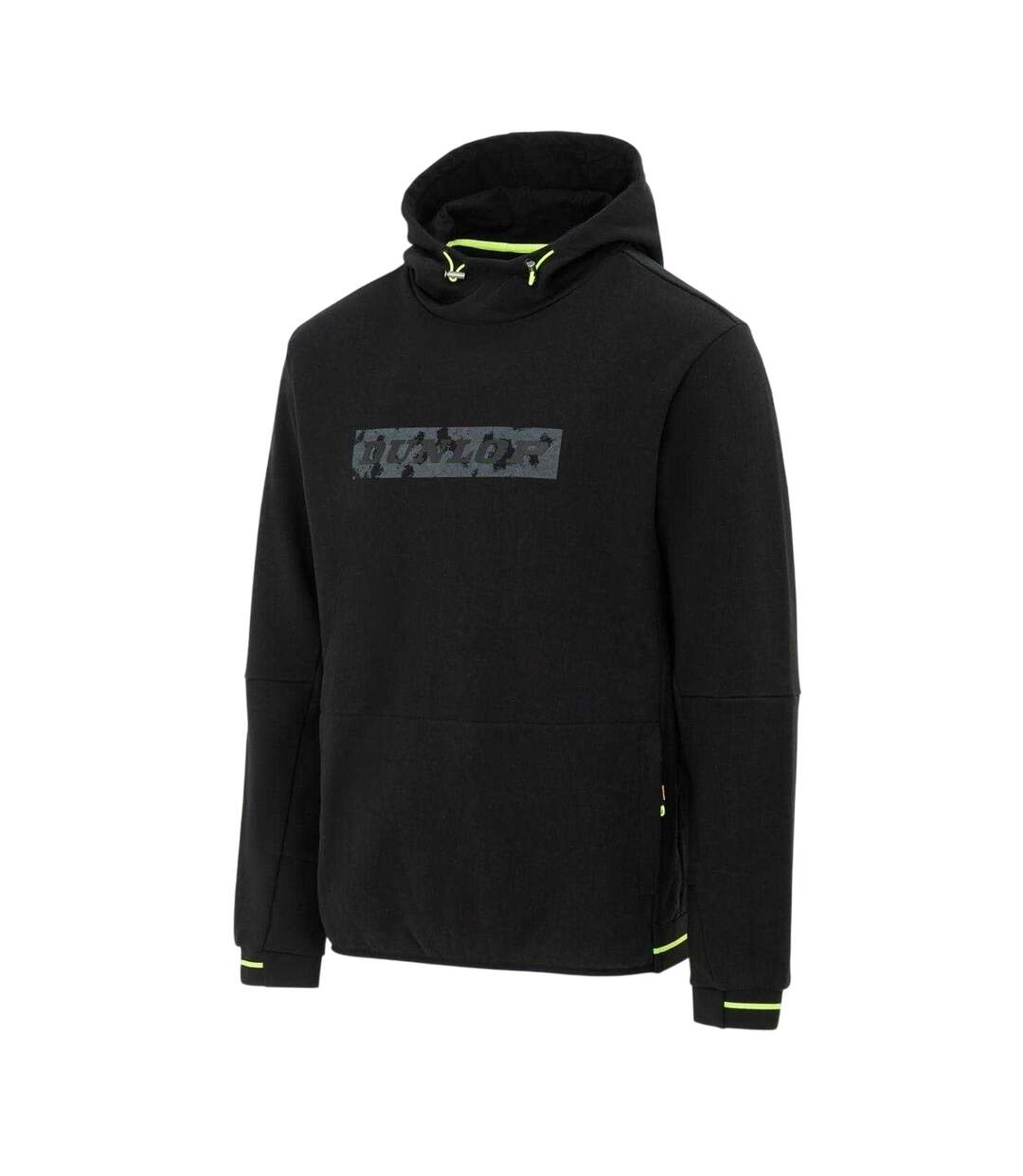 Mens On Site Fleece Lined Hoodie Black Dunlop-3