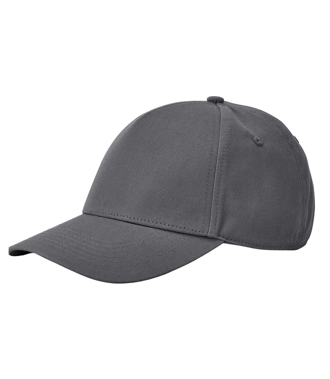 Casquette De Baseball Motif/style 5 Panneaux Earthaware Classic Gris Foncé Beechfield-2