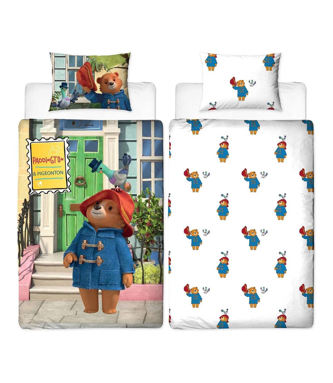 Friends Reversible Duvet Set Multicoloured Paddington Bear-1