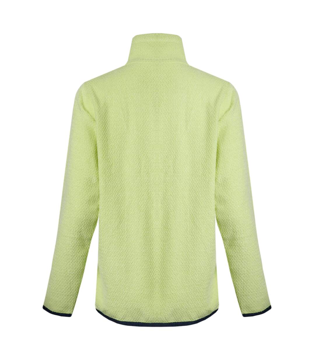 Womens/ladies odina zig zag fleece acid lime Weird Fish-2