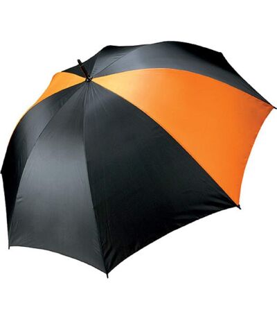 Parapluie spécial tempête - KI2004 - noir et orange