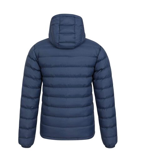 Mens Seasons Ii Camo Padded Jacket Blue Mountain Warehouse