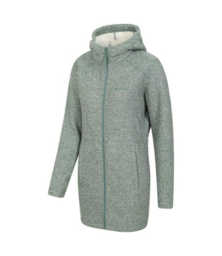 Mountain Warehouse Womens/Ladies Mallaig Longline Fleece Jacket (Light Khaki) - UTMW2278