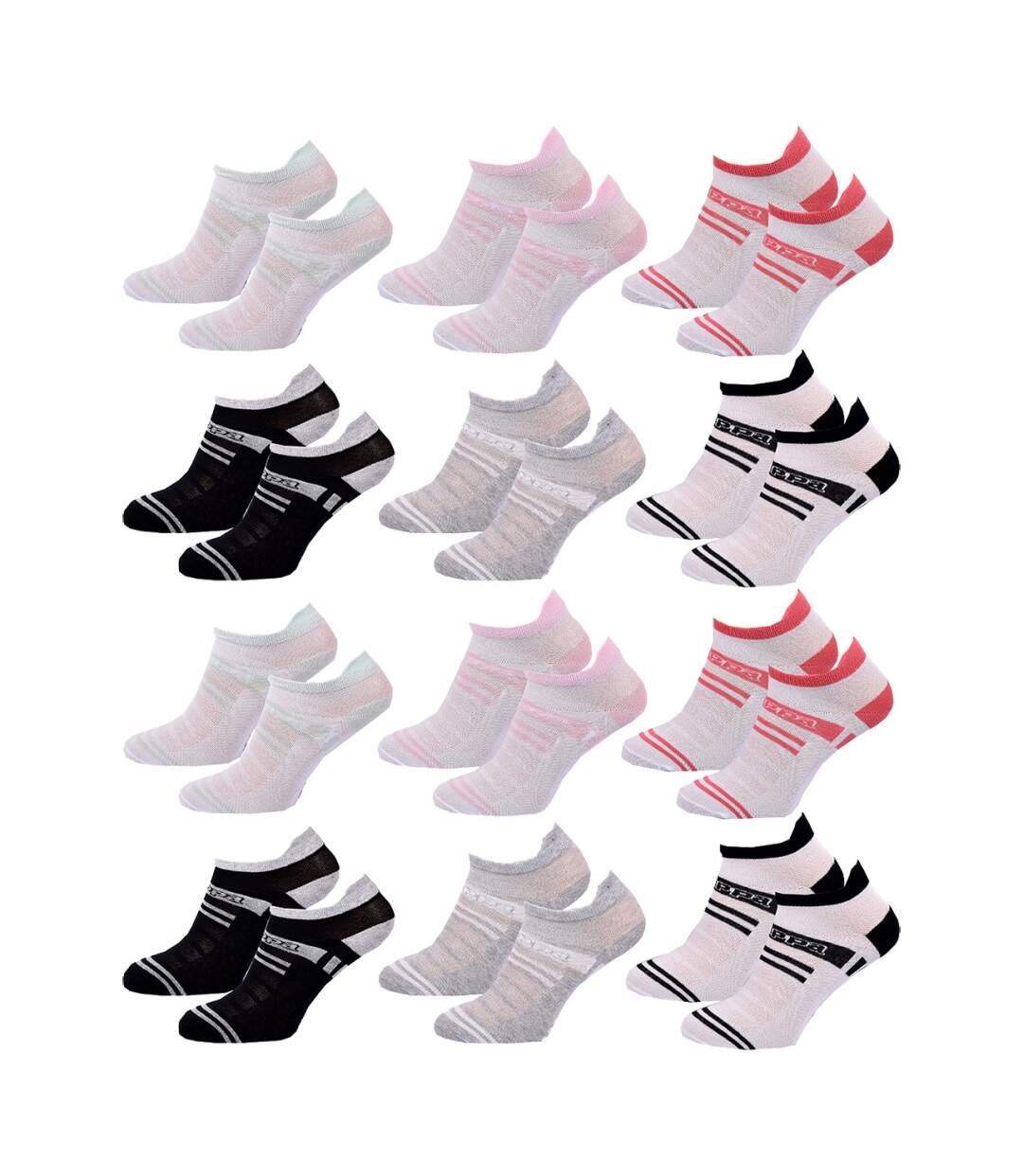 Chaussettes Femme SNEAKER KAPPA - Pack de 12-1