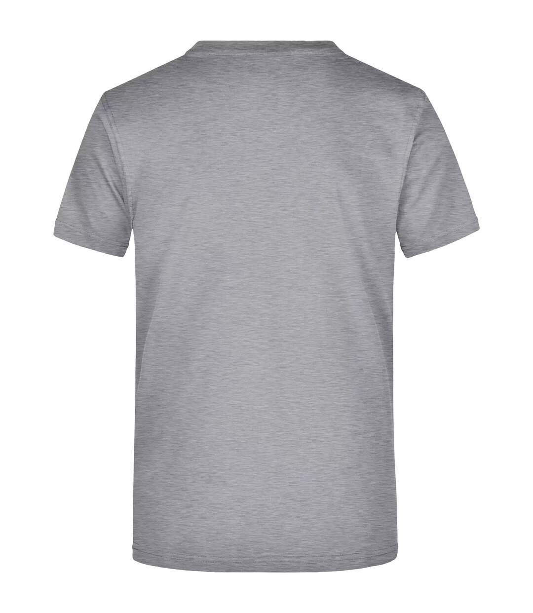 T-shirt Motif/style Uni Homme Gris Chiné James And Nicholson-2