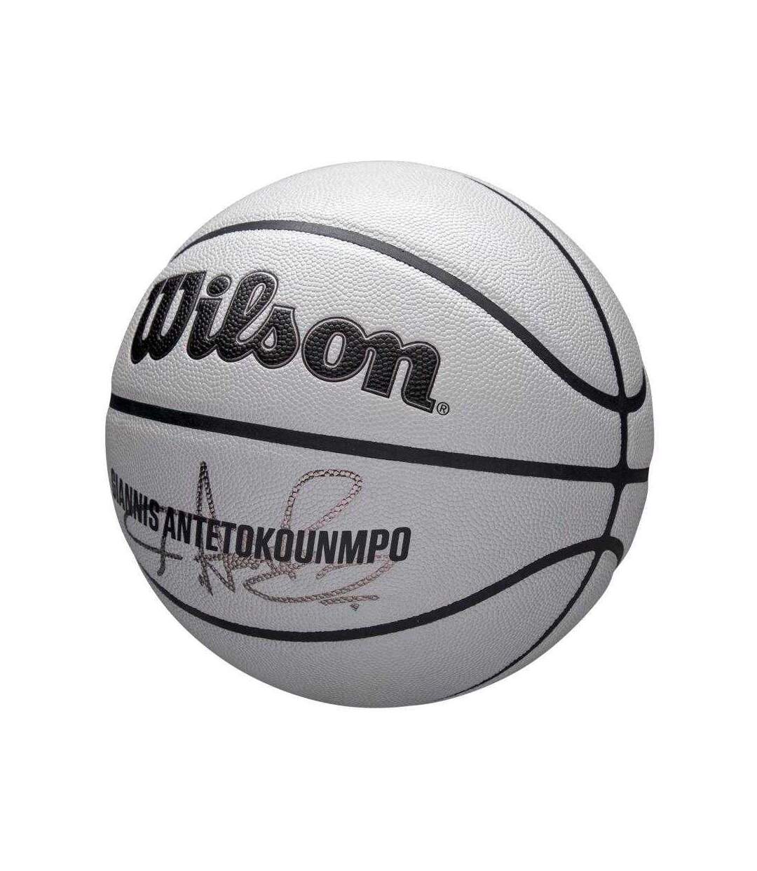 Ballon De Basket Motif/style Nba Giannis Taille 7 Gris Wilson-3