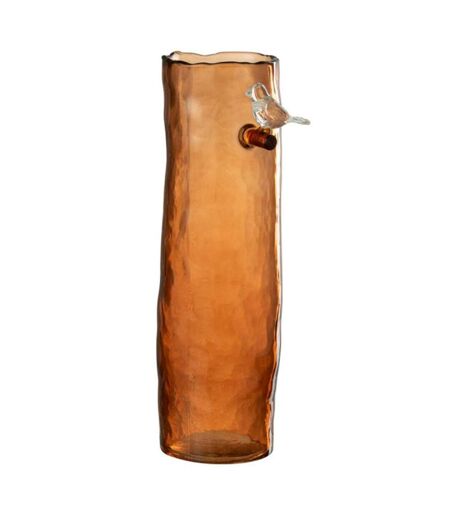 Vase Haut Design Oiseau 32cm Orange