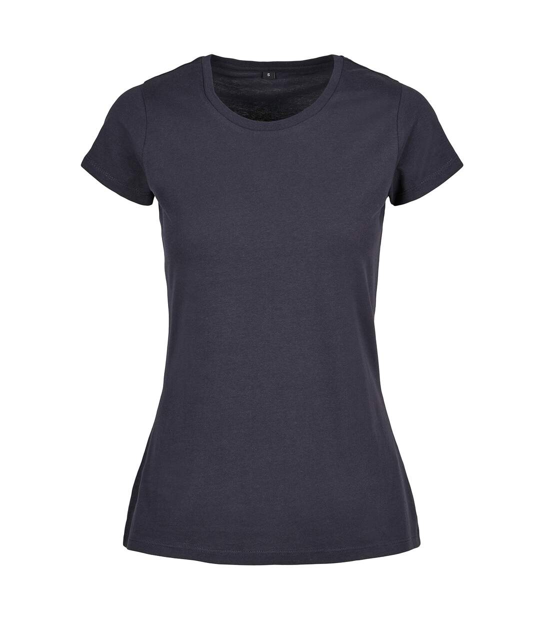 T-shirt basic femme bleu marine Build Your Brand