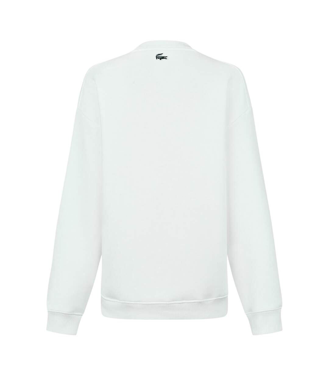 Womens/ladies Crew Neck Regular Long-sleeved Sweatshirt White Lacoste-2