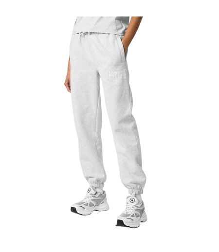 Pantalon De Jogging Motif/style Logo Est Femme Gris Chiné Everlast