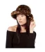 Bob Décontracté Motif/style Imprimé Léopard Femme Marron Kangol-4