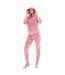 Ensemble De Pyjama Long Motif/style Cœur Femme Rose Keanu-1
