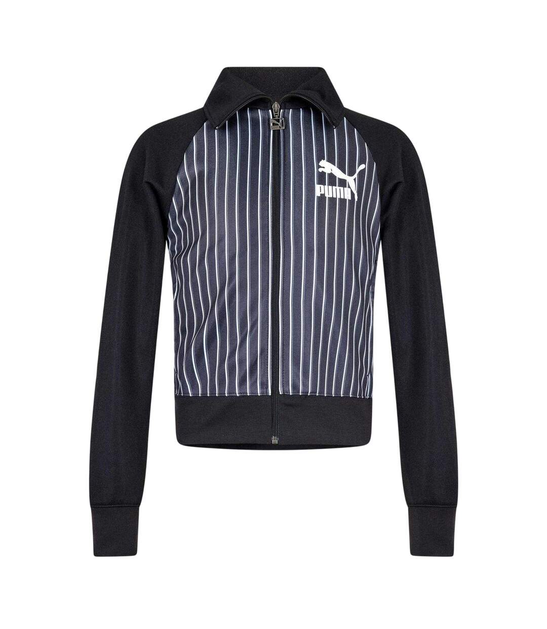 Mens Raglan Track Jacket Black Puma-2