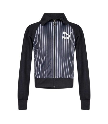 Mens Raglan Track Jacket Black Puma