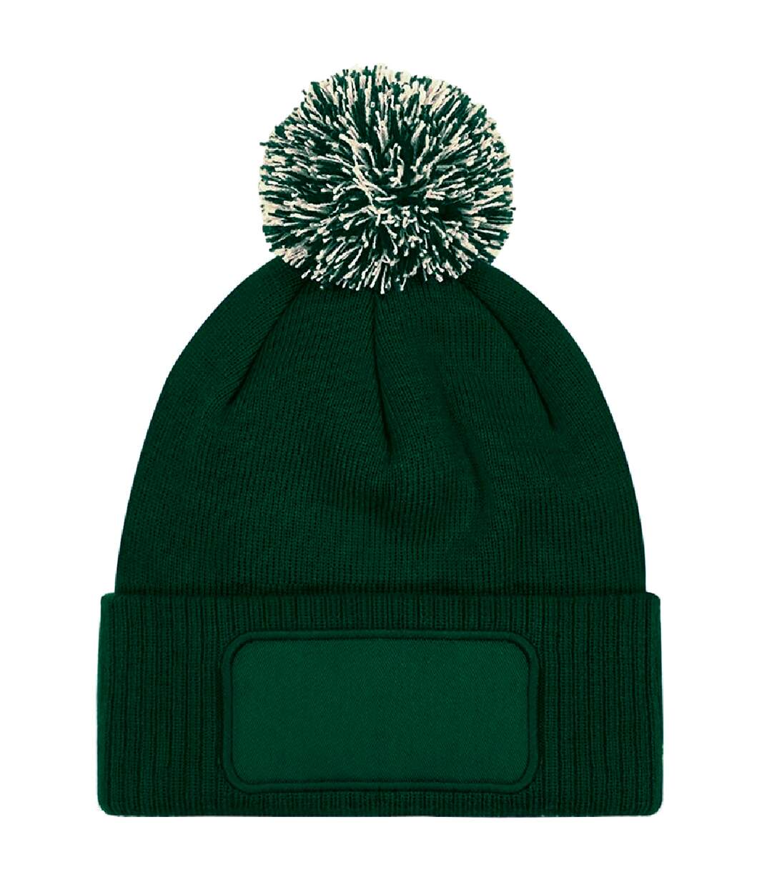 Bonnet snowstar unisexe vert/blanc Beechfield