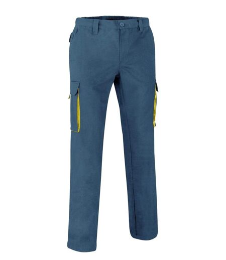 Pantalon de travail homme - THUNDER - grey et jaune