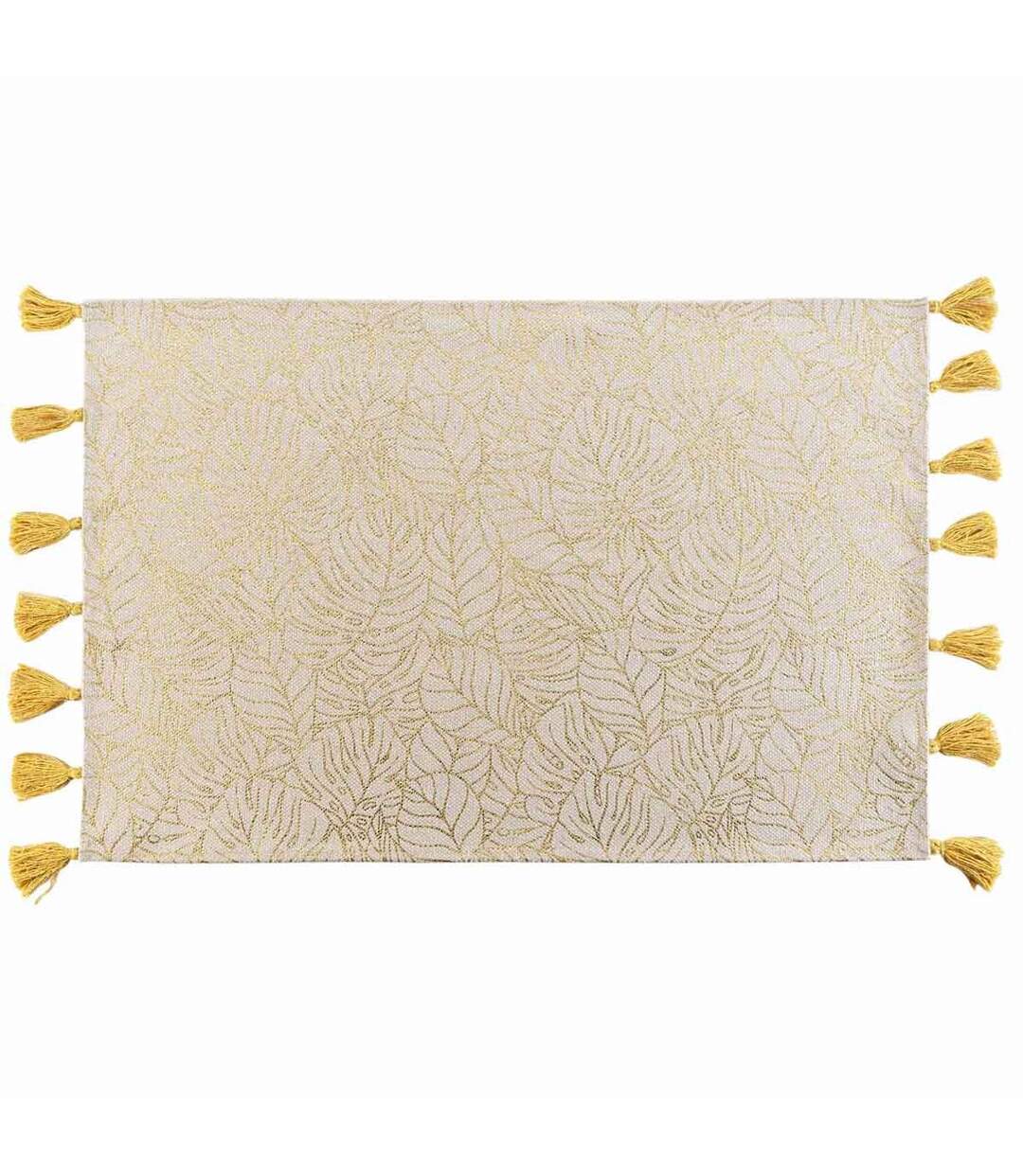 Tapis Déco Imprimé Solea 60x90cm Or-1