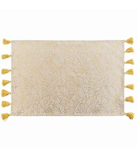 Tapis Déco Imprimé Solea 60x90cm Or