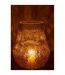 Vase Design en Verre Diamant 28cm Jaune-3